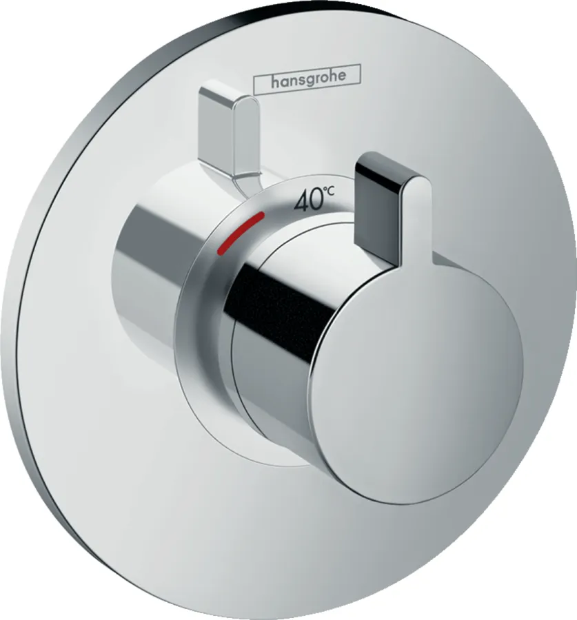 Смеситель для душа Hansgrohe Ecostat S Highflow, с термостатом, хром (15756000)