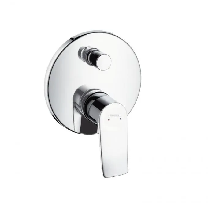 Смеситель для ванны Hansgrohe Metris, однорычажный, внешняя часть (31493000)
