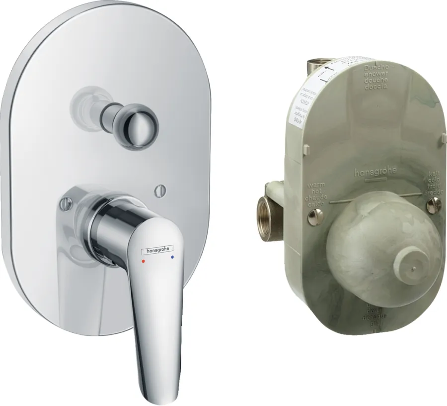 Смеситель для душа Hansgrohe Logis E однорычажный, хром(71408000)