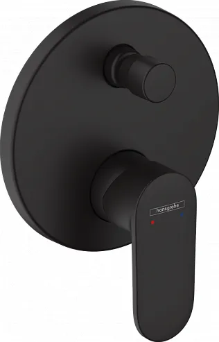 Смеситель для ванны с душем Hansgrohe Vernis Blend, матовый чёрный (71467670)