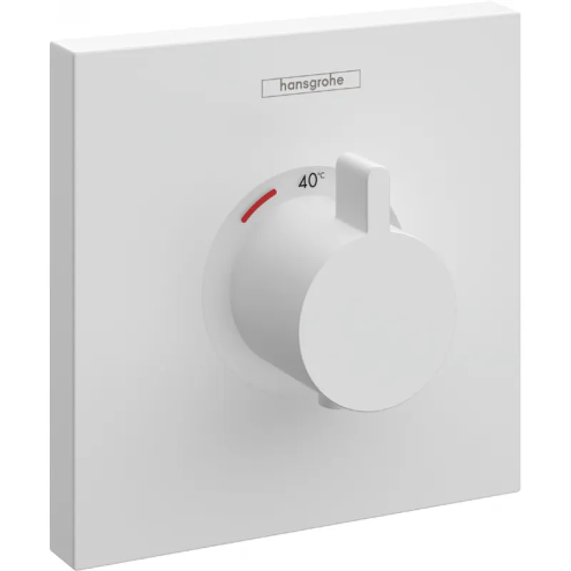 Смеситель для душа Hansgrohe ShowerSelect HighFlow с термостатом, белый матовый (15760700)