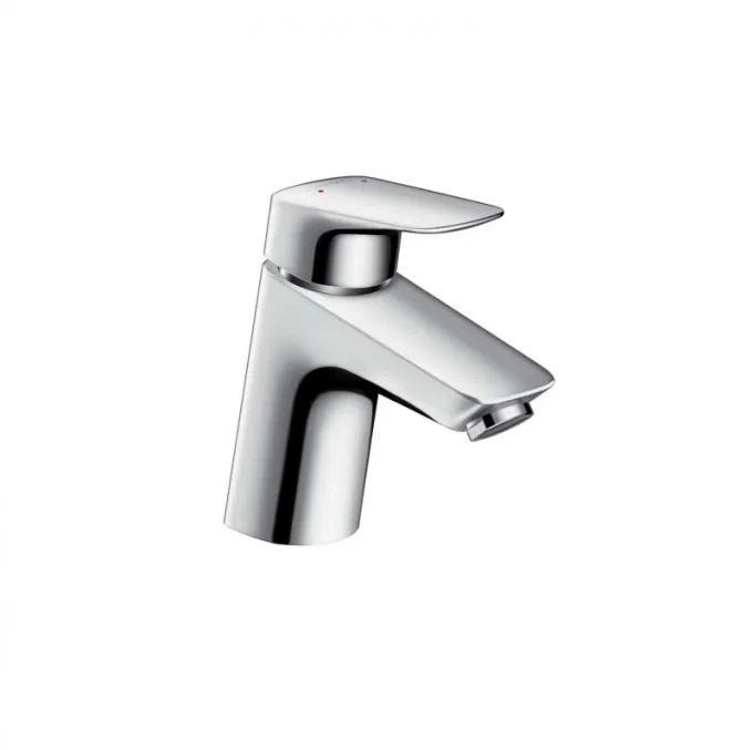 Смеситель для раковины Hansgrohe Logis, однорычажный, без донного клапана, хром (71071000)