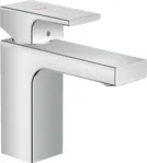 Смеситель для раковины Hansgrohe Vernis Shape со сливным гарнитуром, керамический картридж, хром (71594000)