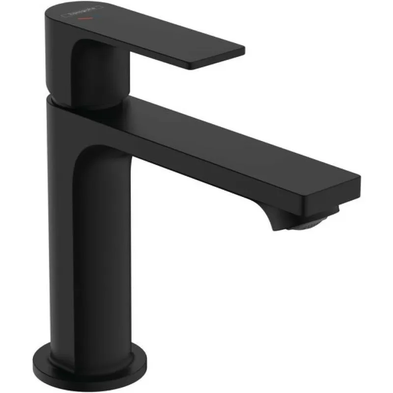 Смеситель для раковины Hansgrohe Rebris E керамический картридж, черный матовый (72560670)
