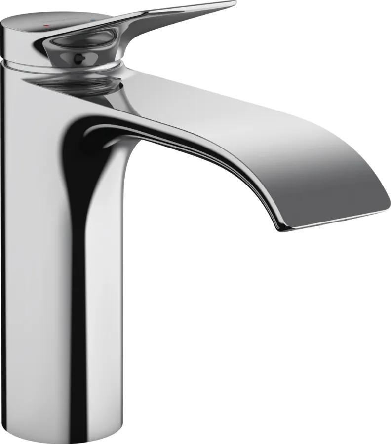 Смеситель для раковины Hansgrohe Vivenis, однорычажный, 110 со сливным гарнитуром, хром (75020000)