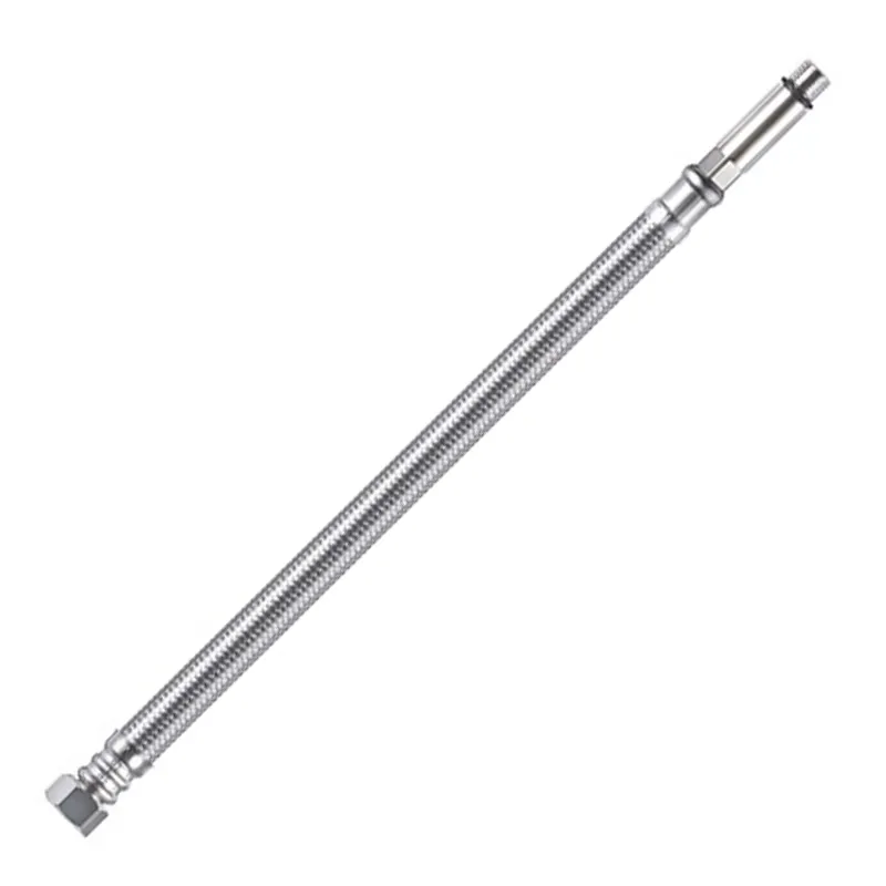 Гибкая подводка Tucai 1/2-M10x1 L37, 30см, в стальной оплетке для смесителя, вн. - нар. (4875)