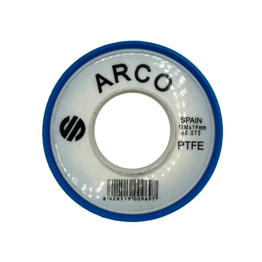 Лента ФУМ ARCO 19х0,075 тефлоновая, 12 метров, белый (05302)