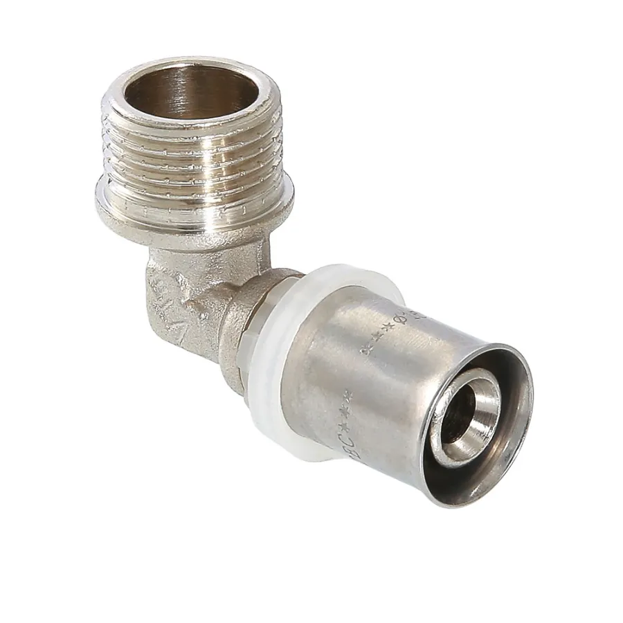 Угольник пресс Valtec с переходом на нар. р. 16х3/4" (VTm.253.N.001605)