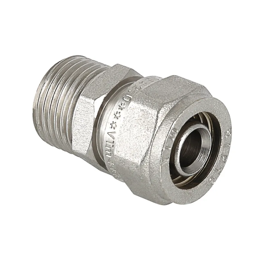 Соединитель обжимной Valtec с переходом на нар. р. 16х3/4" (VTm.301.N.001605)