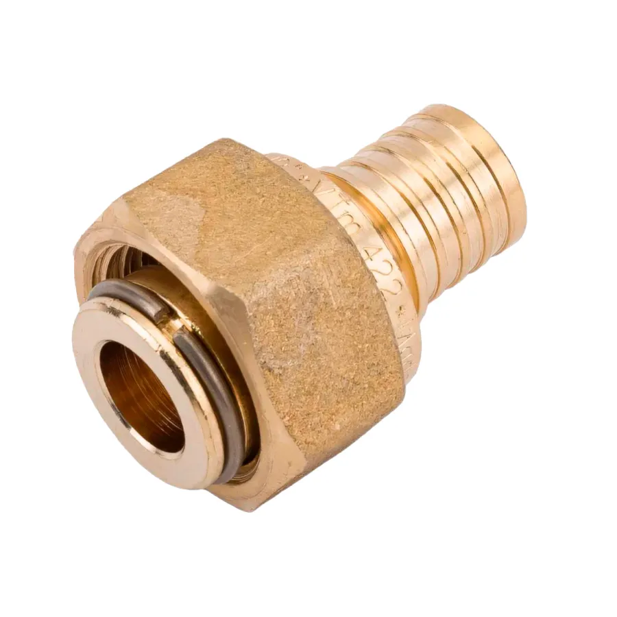 Надвижной соединитель VALTEC с накидной гайкой, 16х2.2х1/2 VTm.422.BG.001604