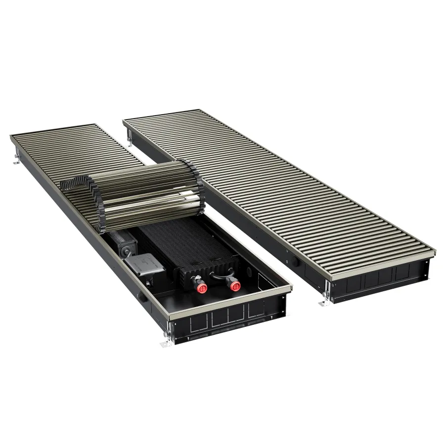 Конвектор внутрипольный Royal Thermo ATRIUM TURBO-80/300/2300-DG-U-LB