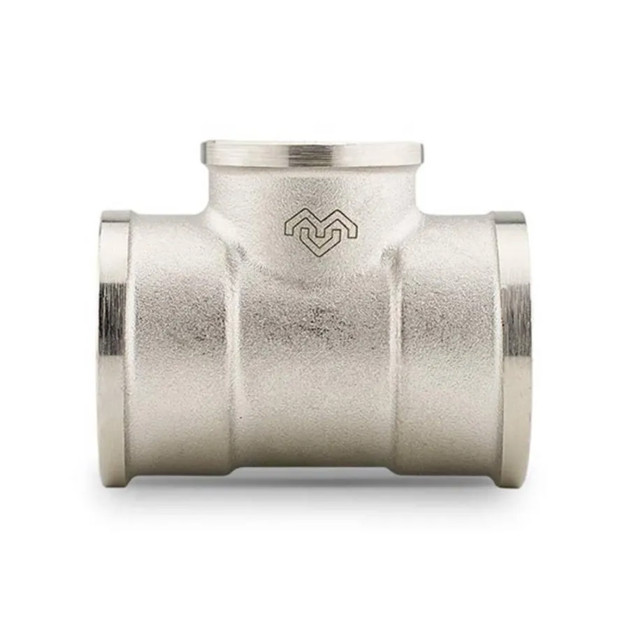Тройник Varmega ВР переходной 1 1/4" x 1/2" x 1 1/4", никелированный