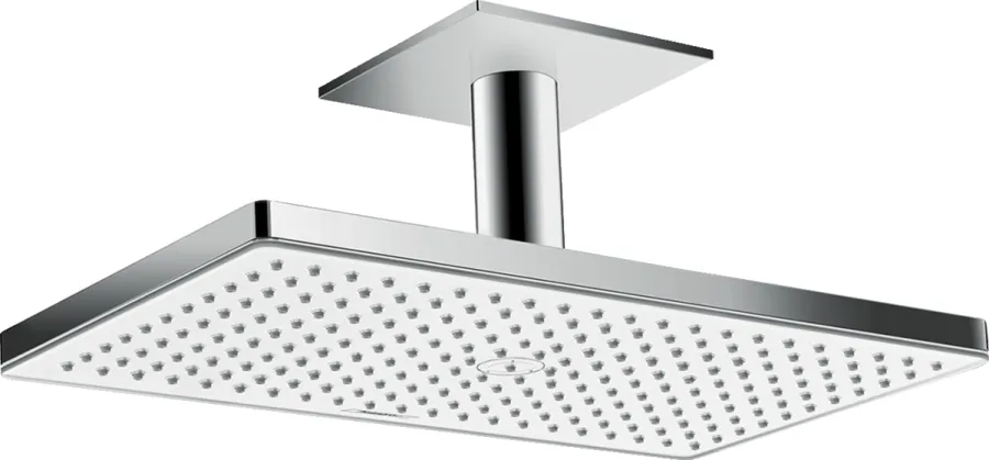 Верхний душ Hansgrohe Rainmarket Select 460 1jet, прямоугольный, белый/хром (24002400)
