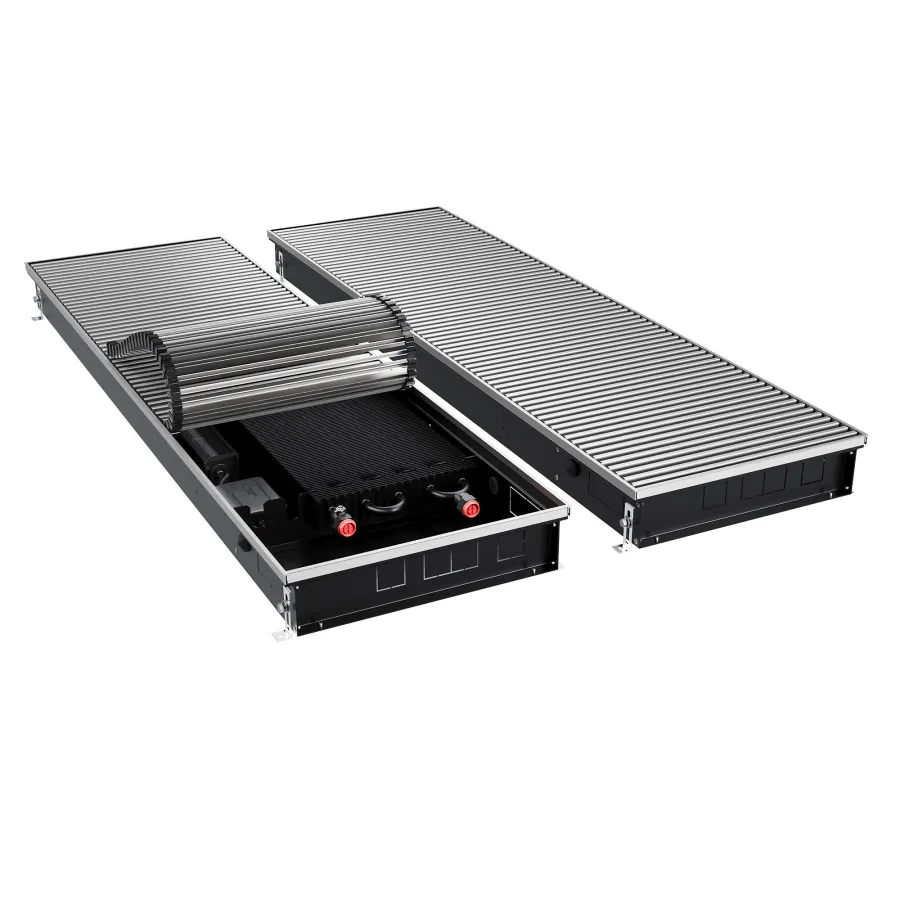 Конвектор внутрипольный Royal Thermo ATRIUM TURBO-90/400/2200-DG-U-NA