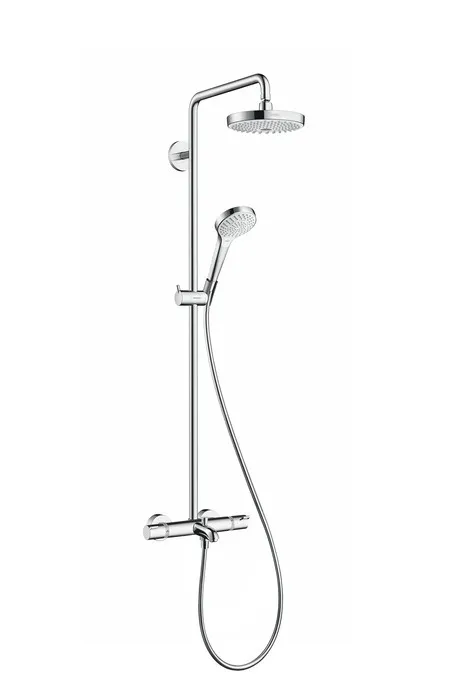 Душевая система Hansgrohe Croma Select S, с термостатом, белый хром (27351400)