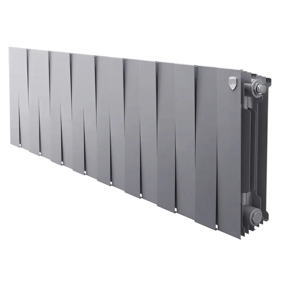 Радиатор биметаллический Royal Thermo PianoForte 300 Серебристый - 16 секц.