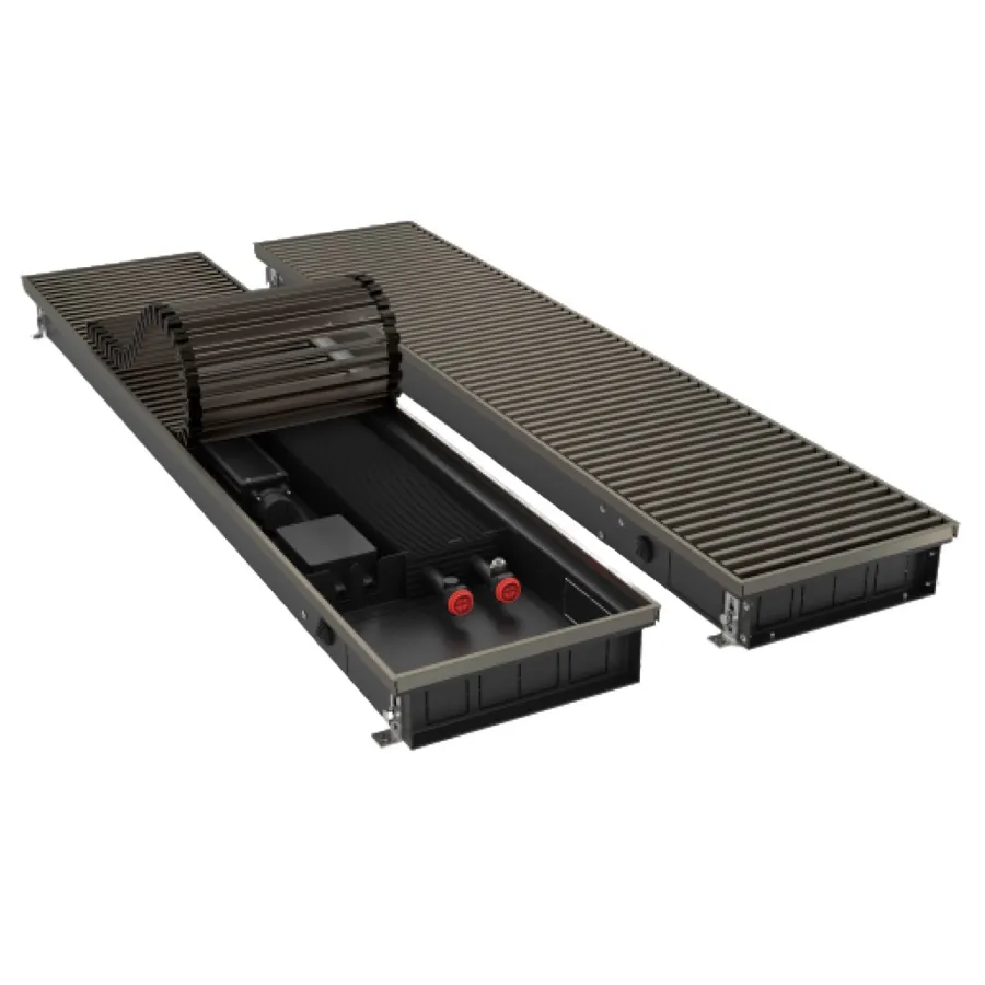 Конвектор внутрипольный Royal Thermo ATRIUM TURBO-80/180/2400-DG-U-DB