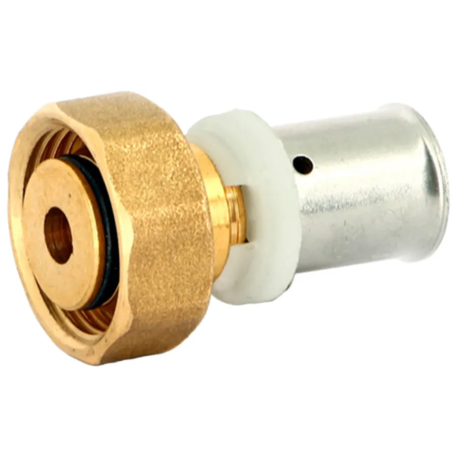 Муфта Uni-Fitt пресс-В 16x3/4"EK с накидной гайкой