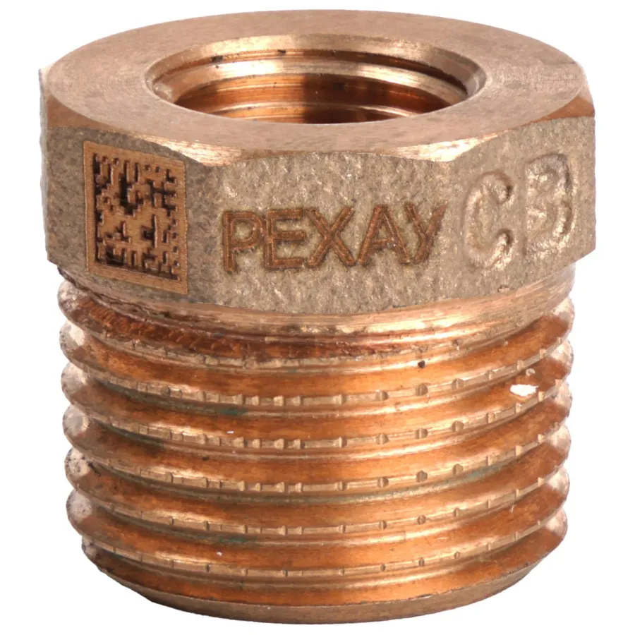 Футорка бронзовая РЕХАУ AURLINE редукционная R1/2" x Rp1/4", RX+