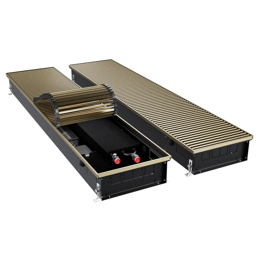 Конвектор внутрипольный Royal Thermo ATRIUM TURBO-110/300/2400-DG-U-AU