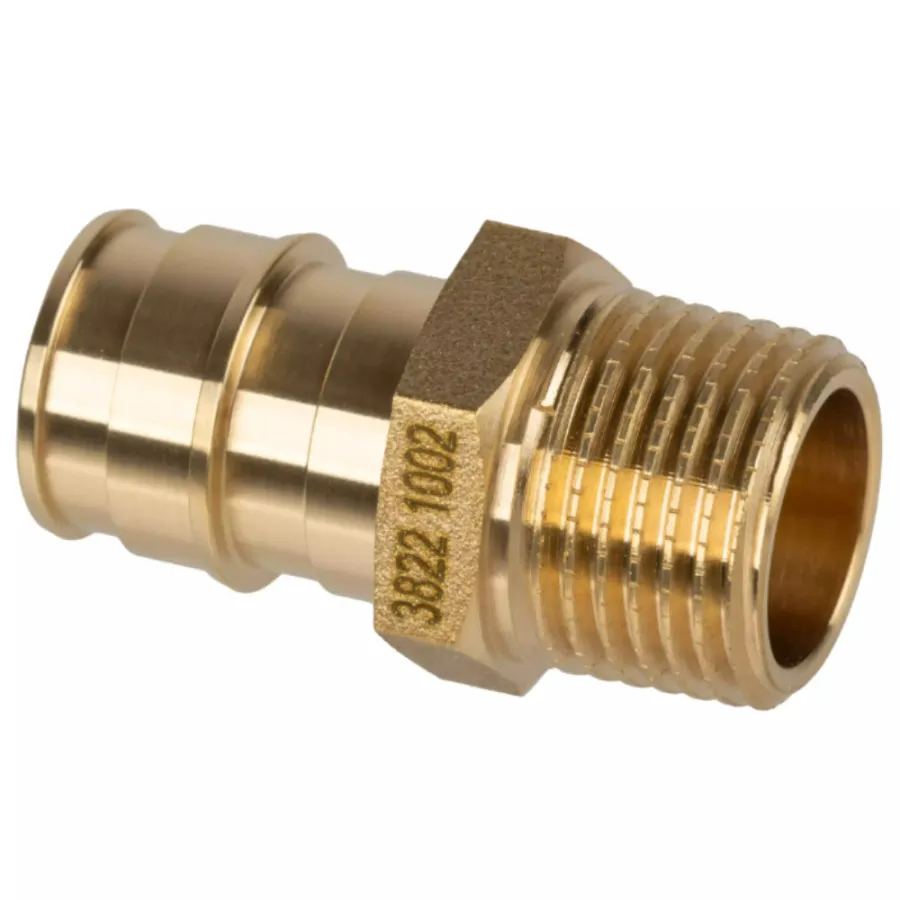 Муфта радиальная для труб из сшитого полиэтилена Usystems PE-Xa 20-R1/2"НР, тип 1