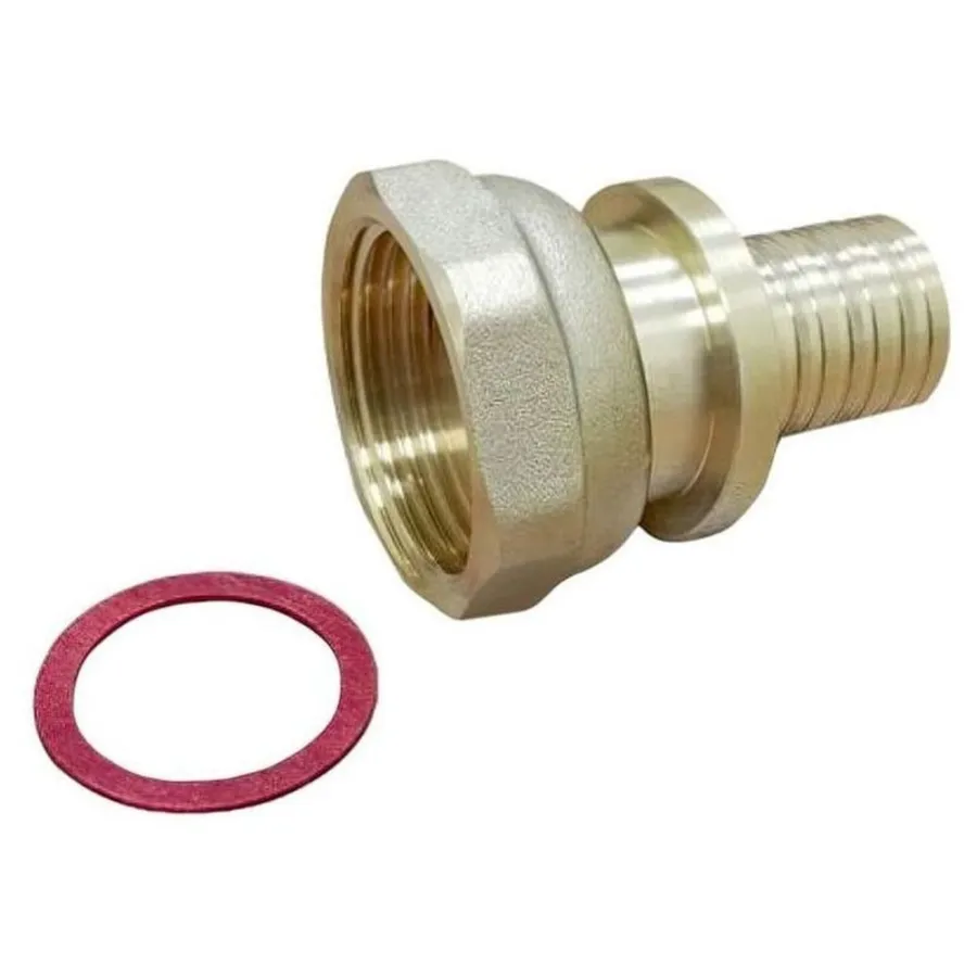 Муфта VARMEGA Slide-fit переходная (переходник) с накидн. гайкой, 25х3/4", латунь, VM51816