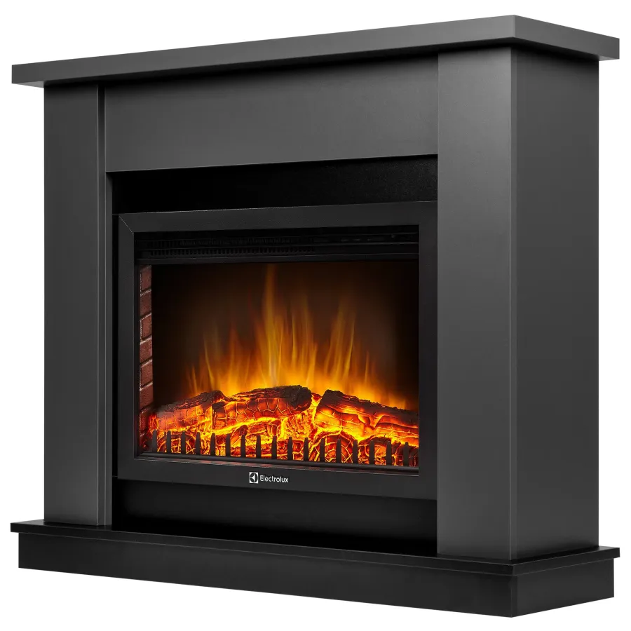 Каминокомплект Firelight: Очаг EFP/P-2720RLS N, портал Canto 25 графит
