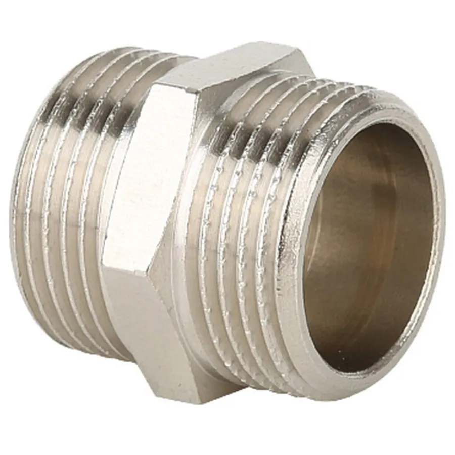 Ниппель Gappo НР-НР никелированный 3/4"
