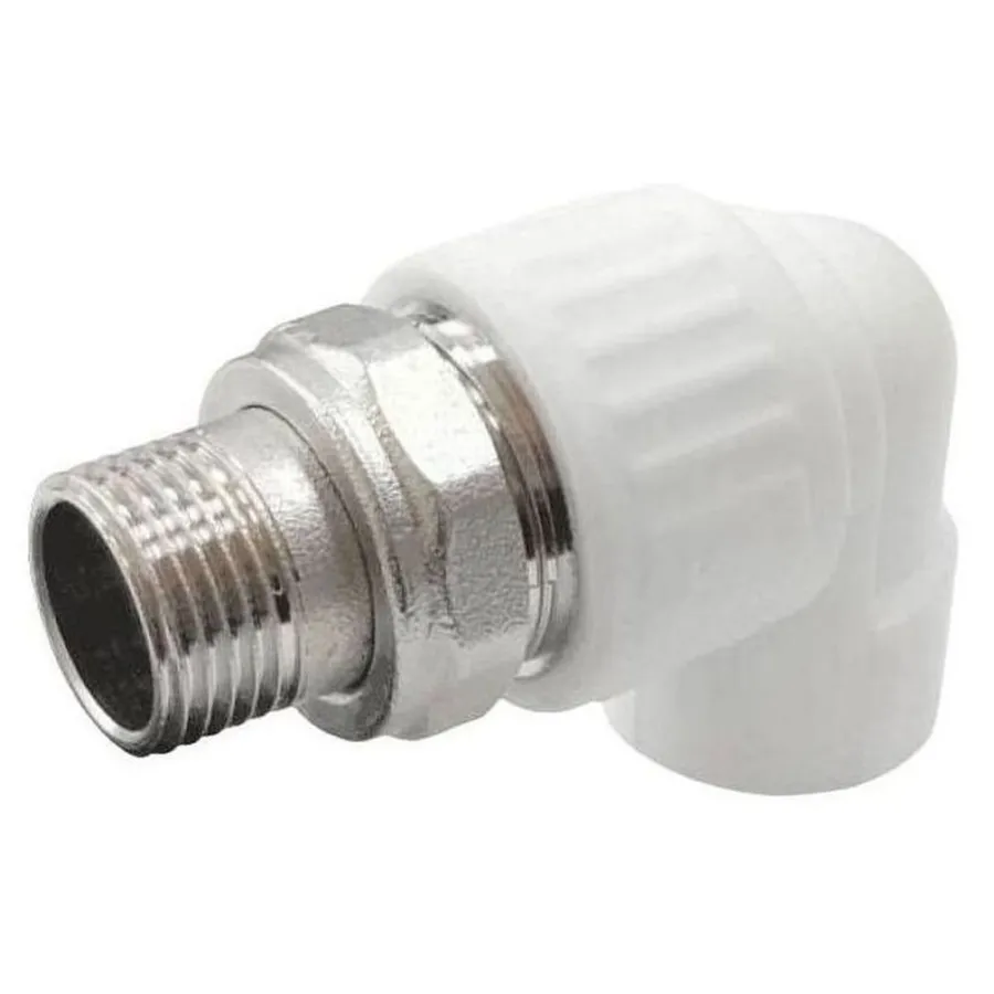 Угольник с американкой для радиатора НР 25 х 1/2" (60/15) VALFEX