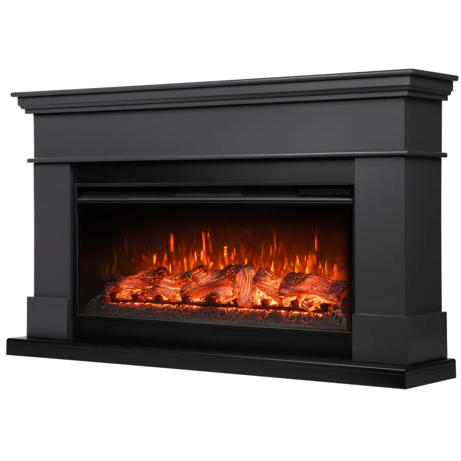 Каминокомплект: Очаг Royal Thermo Aurora RTFP/P-AR40LS, портал California 40, графит