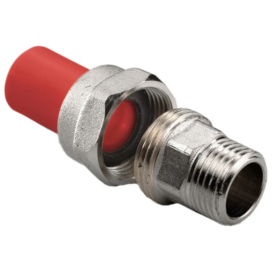 Муфта AntiFire комбинированная разъемная ПП D40-1 1/2"НР
