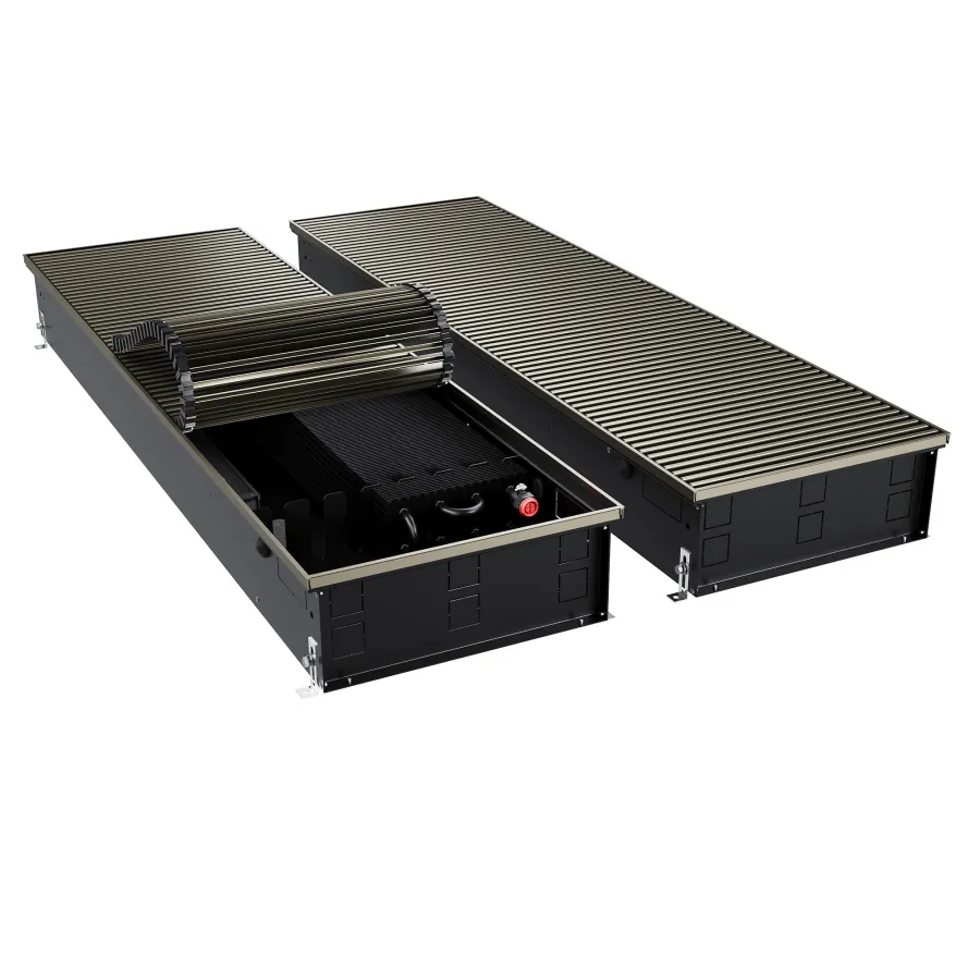 Конвектор внутрипольный Royal Thermo ATRIUM TURBO-150/400/3000-DG-U-DB