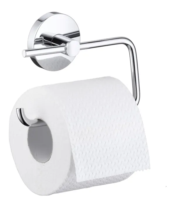 Держатель туалетной бумаги Hansgrohe Logis без крышки, хром (40526000)
