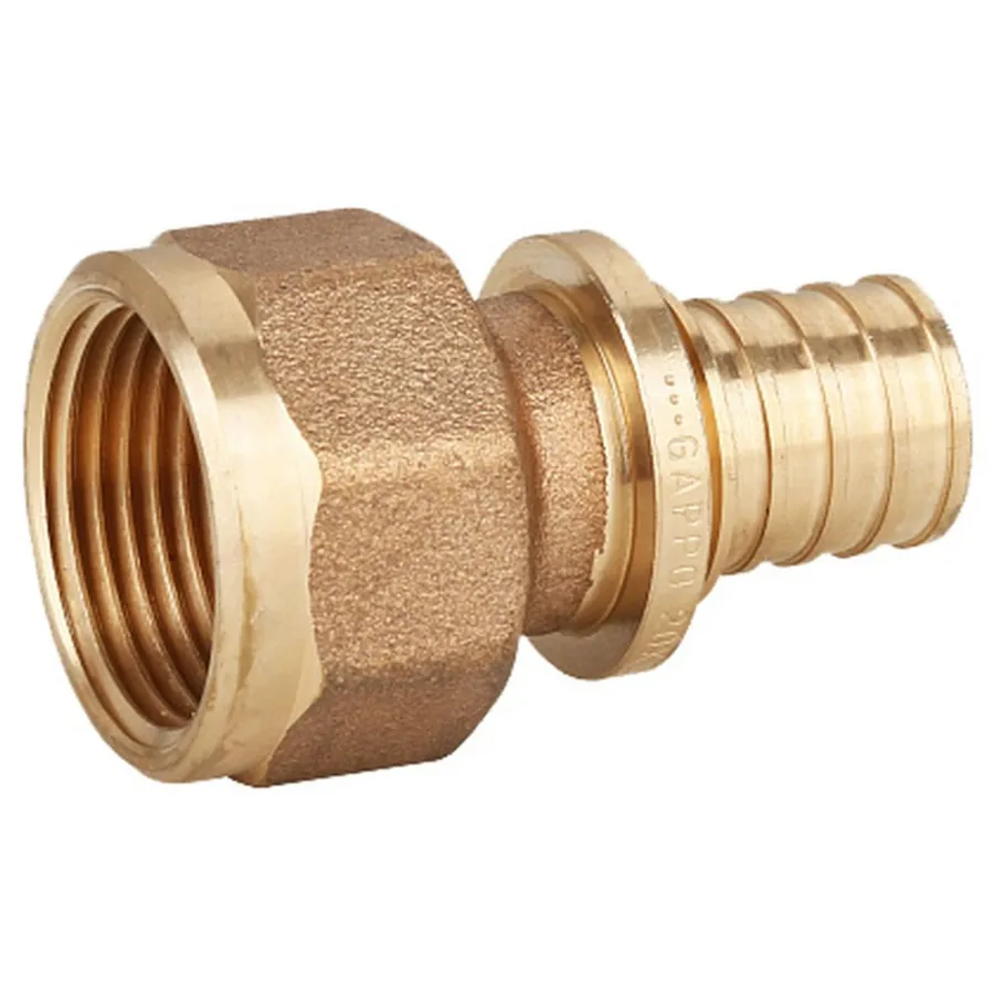 Переходник Gappo с внутренней резьбой бронзовый 20-Rp 3/4"
