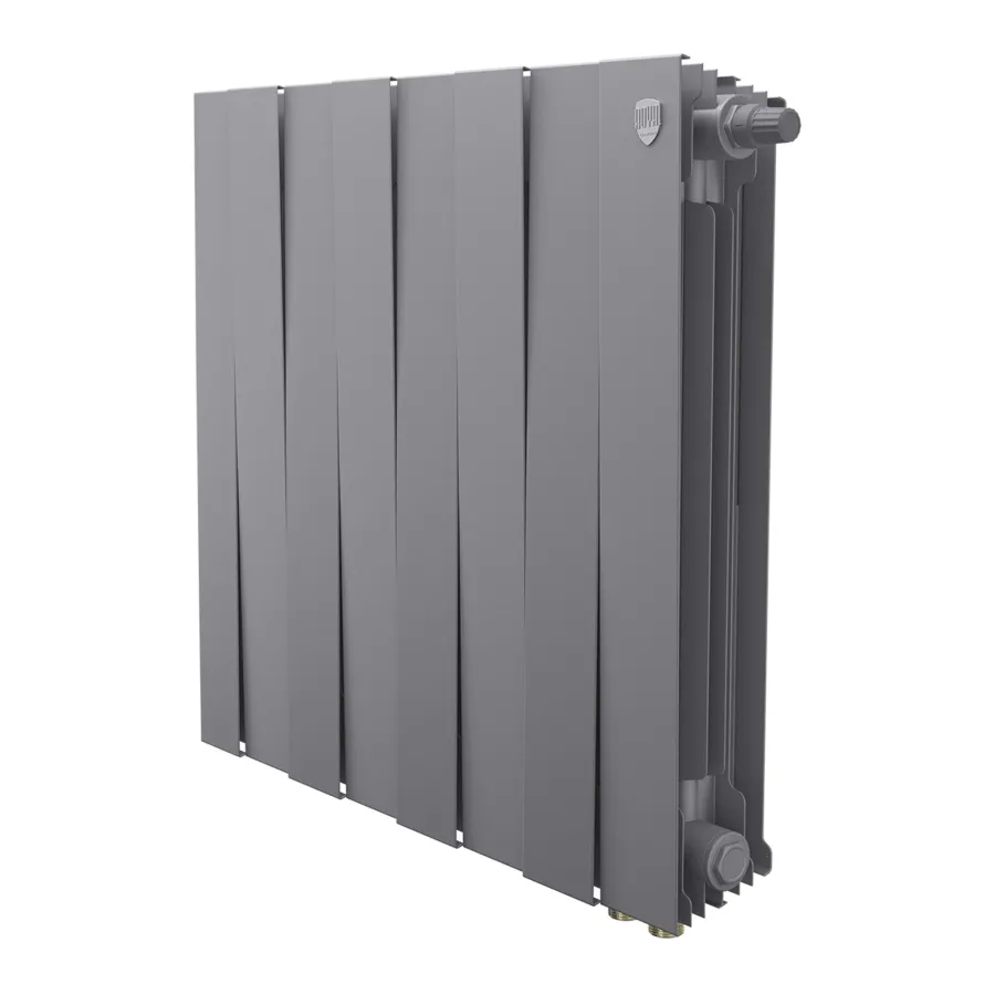 Радиатор биметаллический Royal Thermo PianoForte 500 Серебристый VR80 - 8 секц.