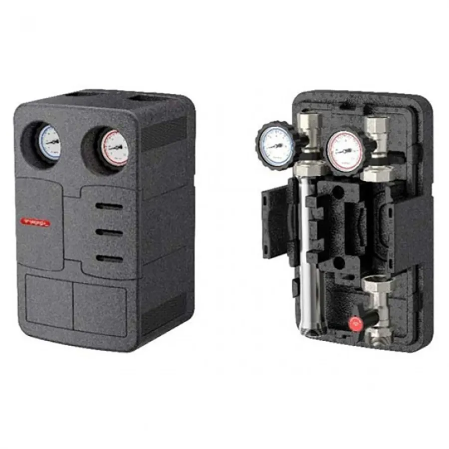 Группа насосная Varmega V-Flow, прямая, DN25, б/насоса, нерж.сталь, VMPG10-250000