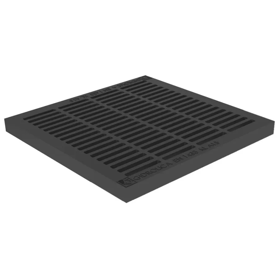 Решетка для дождеприемника пластиковая 285*285 мм Gidrolica Point (Арт. 208)