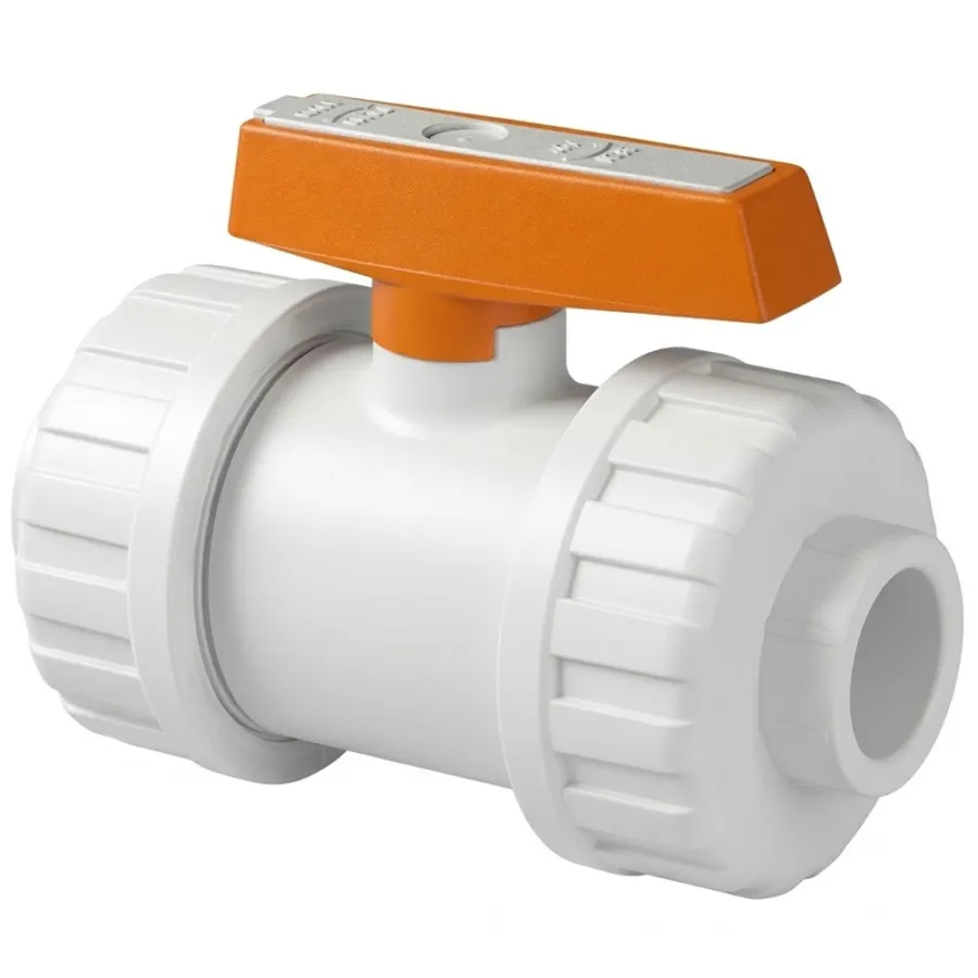 Кран шаровый TUM PLASTIK PPRC TR-TP 40 для агрессивных сред VPPB-040