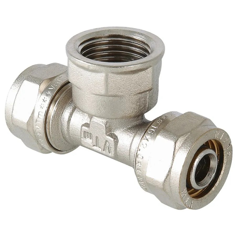 Тройник обжимной с ВР 32*1 1/4" внутренняя резьба (Valtec)