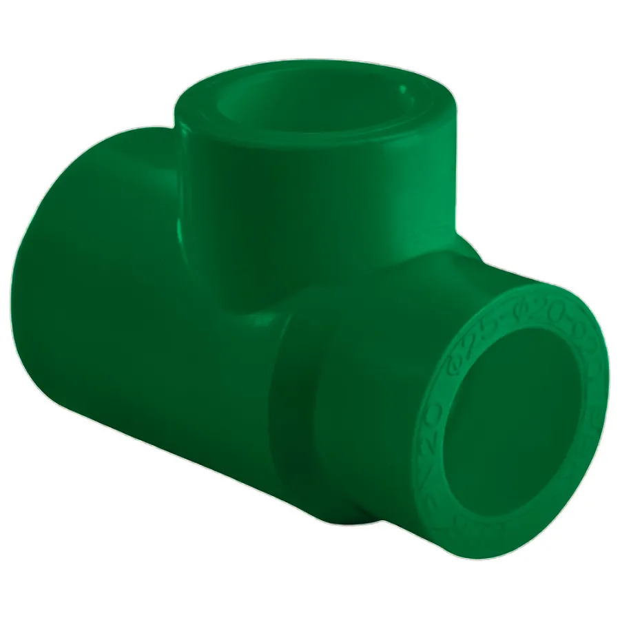 Тройник ПП AntiFire переходный D75х50х75 Green 033940