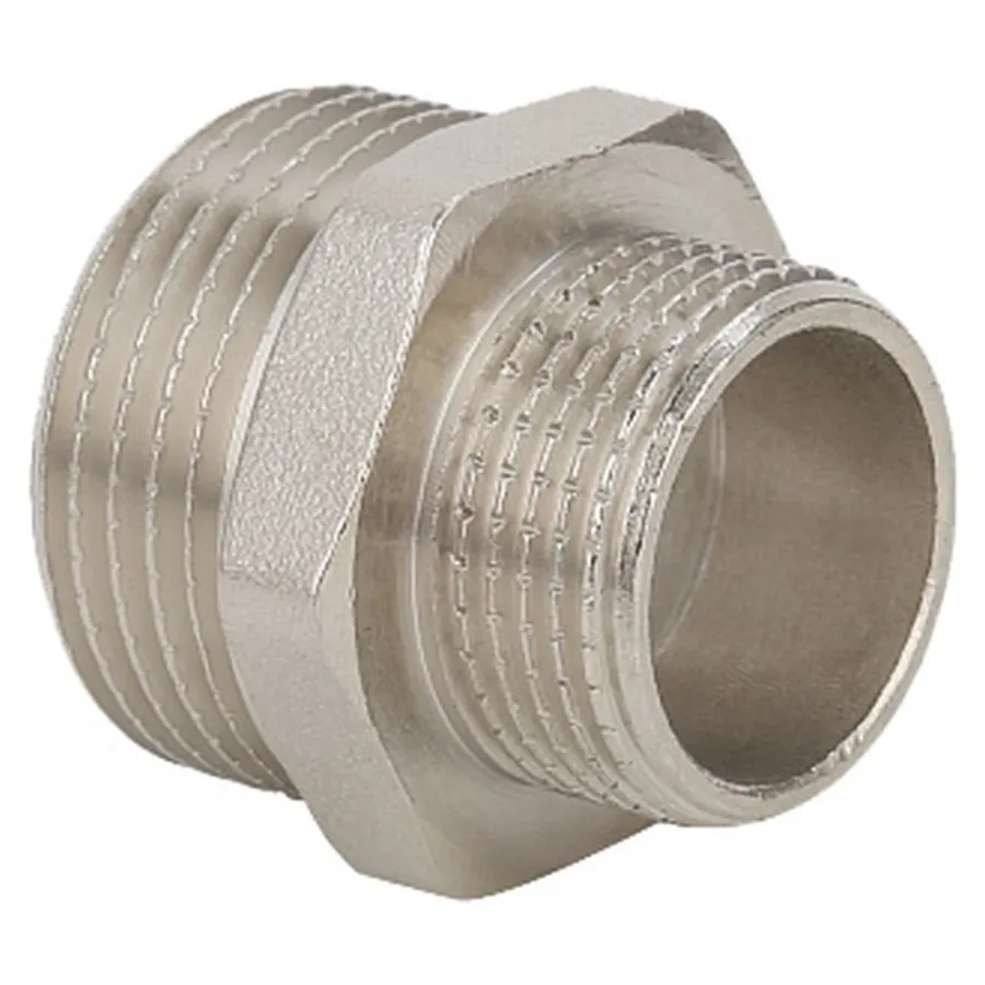 Ниппель Gappo переходной НР-НР никелированный 3/4" х 1/2"