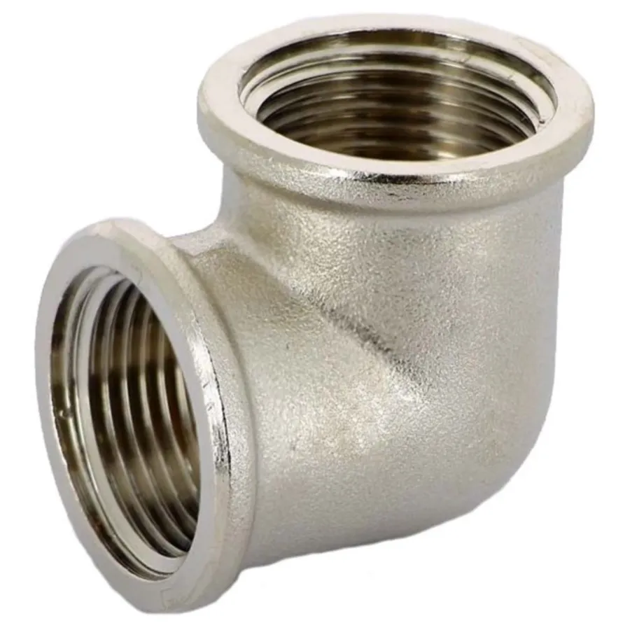 Угол Uni-Fitt ВВ 1/2", никелированный