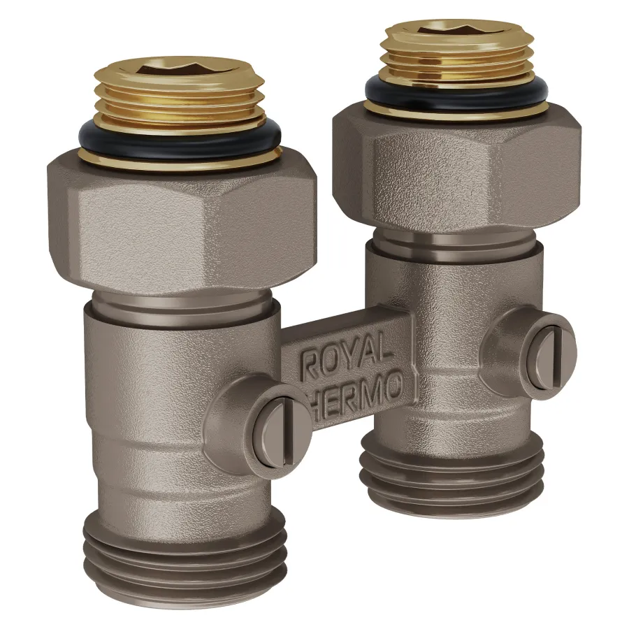 Узел нижнего подключения Royal Thermo прямой 1/2"х3/4"EK RTE 07.00001А