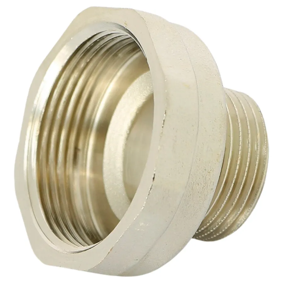 Переходник Uni-Fitt НВ 1"x1 1/2", никелированный