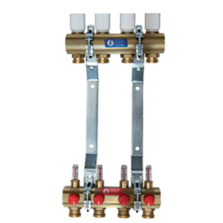 Комплект коллекторного узла Giacomini 1" x 3/4"E /8, R553KY068