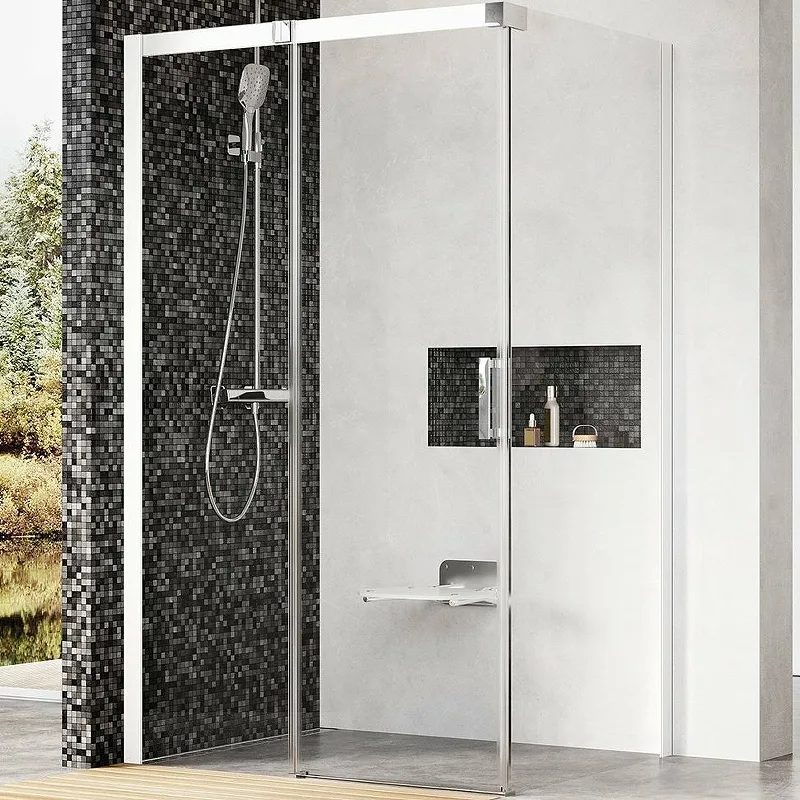 Душевой уголок Ravak Matrix MSDPS 110x80 L  профиль Белый стекло Transparent (0WLD4100Z1)