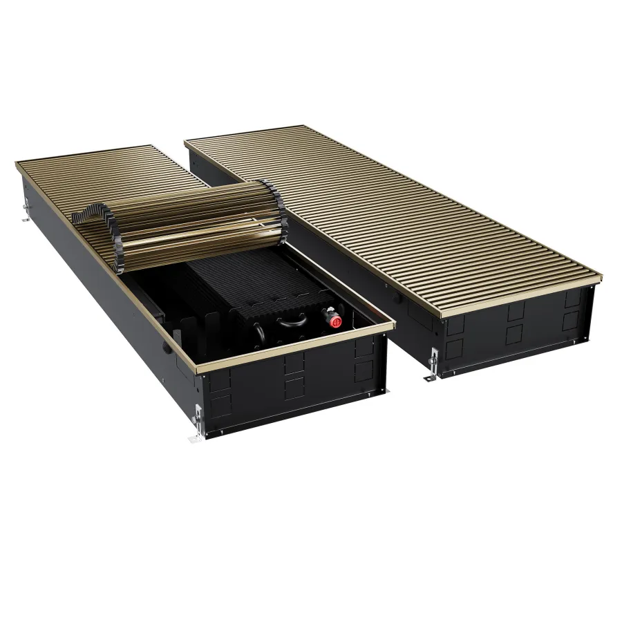 Конвектор внутрипольный Royal Thermo ATRIUM TURBO-150/400/3000-DG-U-AU