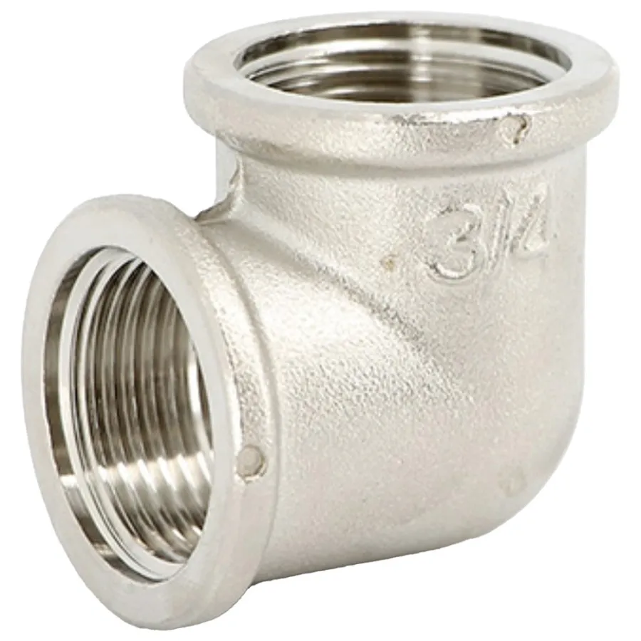Угол Uni-Fitt ВВ 3/4", никелированный
