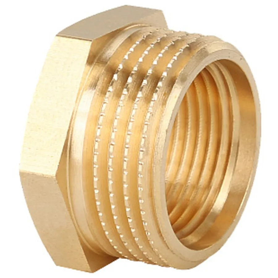 Футорка Gappo НР-ВР латунная 1/2" х 1/4"