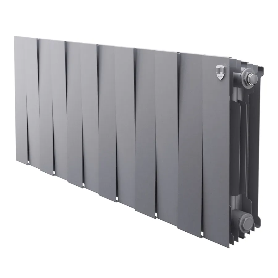 Радиатор биметаллический Royal Thermo PianoForte 300 Серебристый - 12 секц.